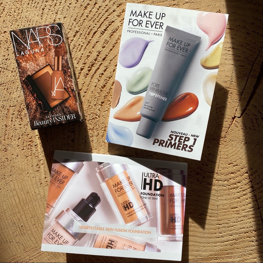 Sephora Sample Set - brand new, never used! Make Up Forever and NARS.